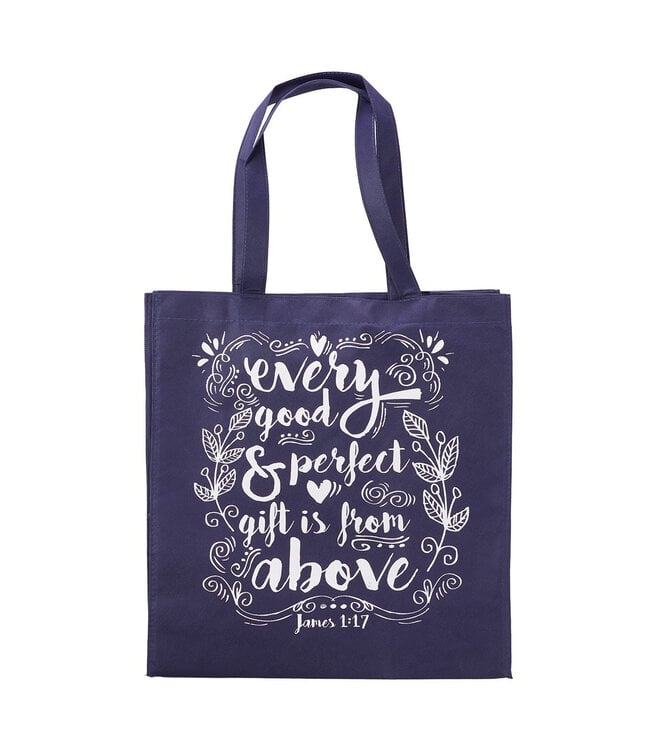 Every Good and Perfect Gift Tote Shopping Bag - James 1:17 （帆布購物袋 - 雅各書 1:17）