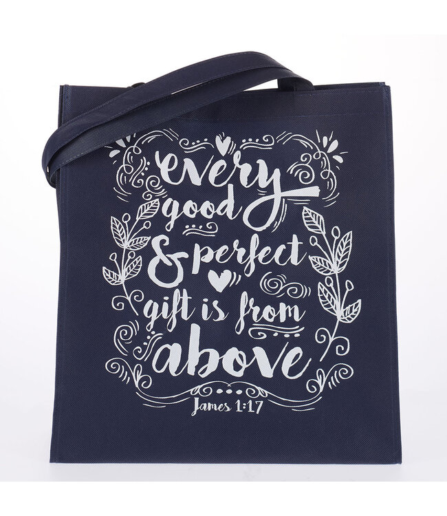 Every Good and Perfect Gift Tote Shopping Bag - James 1:17 （帆布購物袋 - 雅各書 1:17）