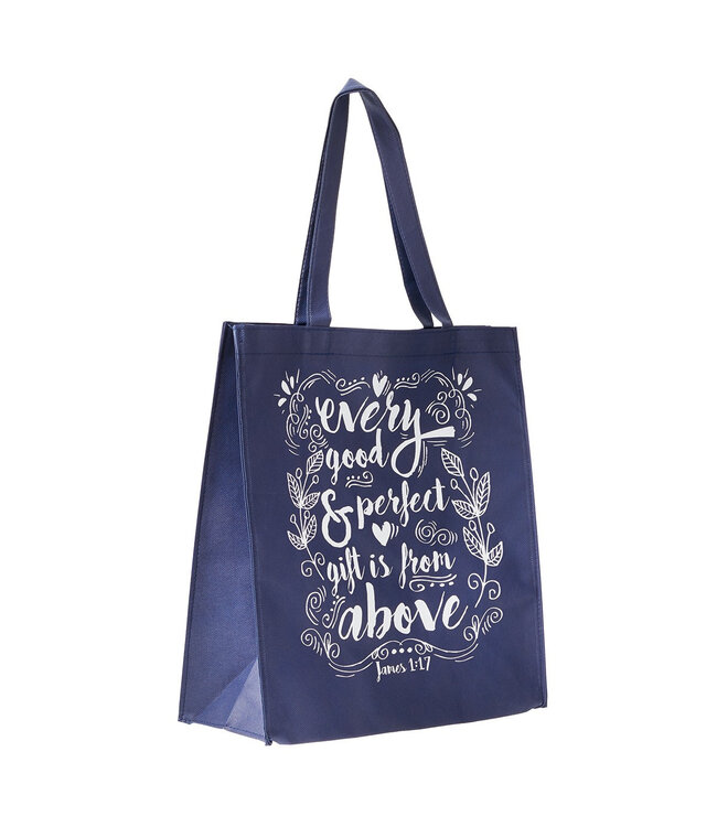 Every Good and Perfect Gift Tote Shopping Bag - James 1:17 （帆布購物袋 - 雅各書 1:17）