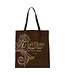 Christian Art Gifts 帆布購物袋 - 腓立比書4:13 | Everything Through Christ Fluted Iris Shopping Tote Bag - Philippians 4:13