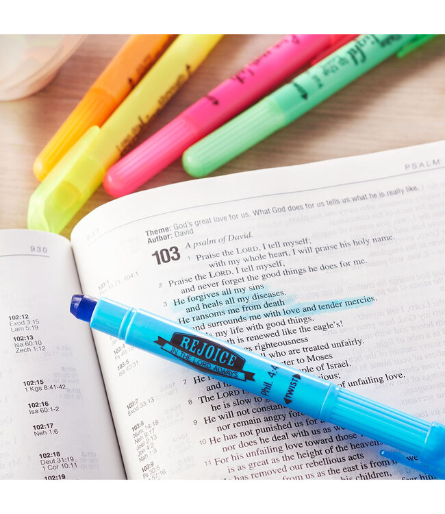 Twist and Glide 5 Piece Gel Highlighter Set | 扭轉滑動 5 支凝膠螢光筆套裝