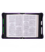 Purple Floral Blessed Is The One Faux Leather Fashion Bible Cover - Jeremiah 17:7 | 紫色花卉"Blessed Is The One"仿皮時尚聖經套 - 耶利米書17:7