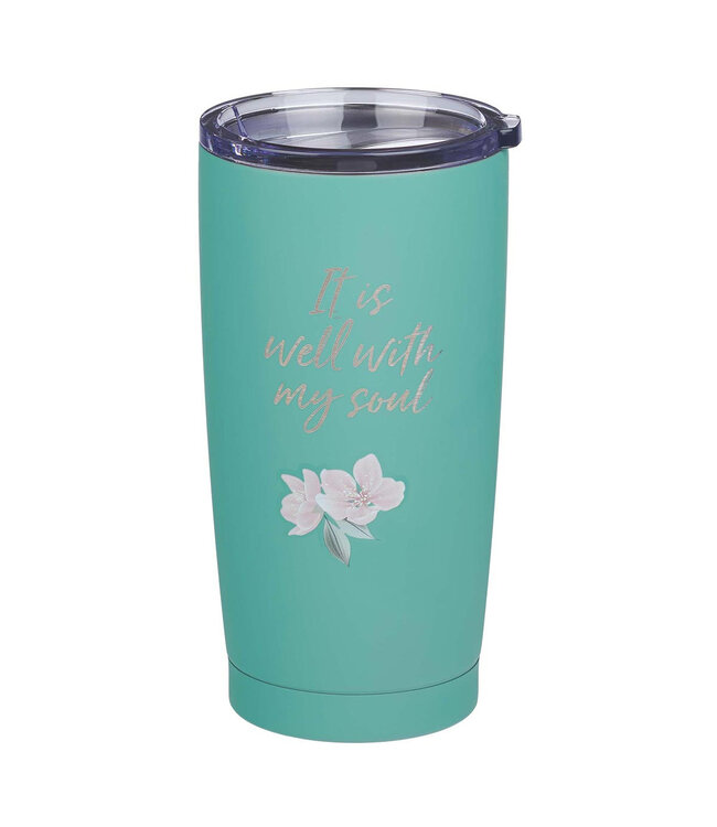 It Is Well Stainless Steel Mug in Green | 綠色不鏽鋼隨行杯