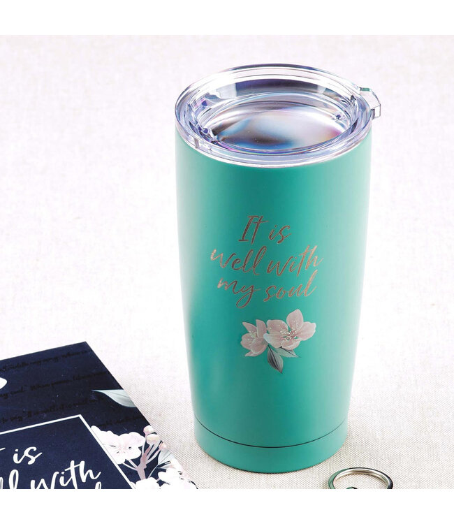 It Is Well Stainless Steel Mug in Green | 綠色不鏽鋼隨行杯
