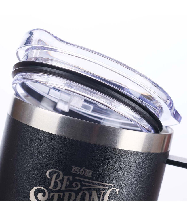 Be Strong in the LORD Camp-style Stainless Steel Mug - Ephesians 6:10 | 《主裡剛強》露營風格不鏽鋼杯 - 以弗所書 6:10