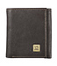 Three Crosses Espresso Brown Full Grain Leather Trifold Wallet | 「Three Crosses」咖啡色全粒面真皮三摺錢包
