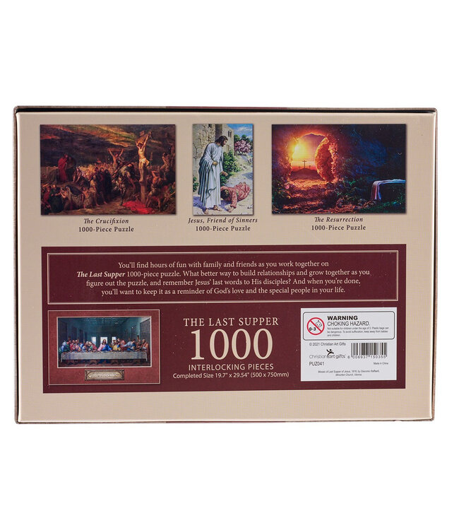The Last Supper 1000-piece Jigsaw Puzzle | 《最後晚餐》1000塊拼圖