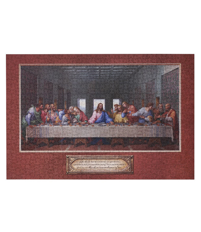 The Last Supper 1000-piece Jigsaw Puzzle | 《最後晚餐》1000塊拼圖