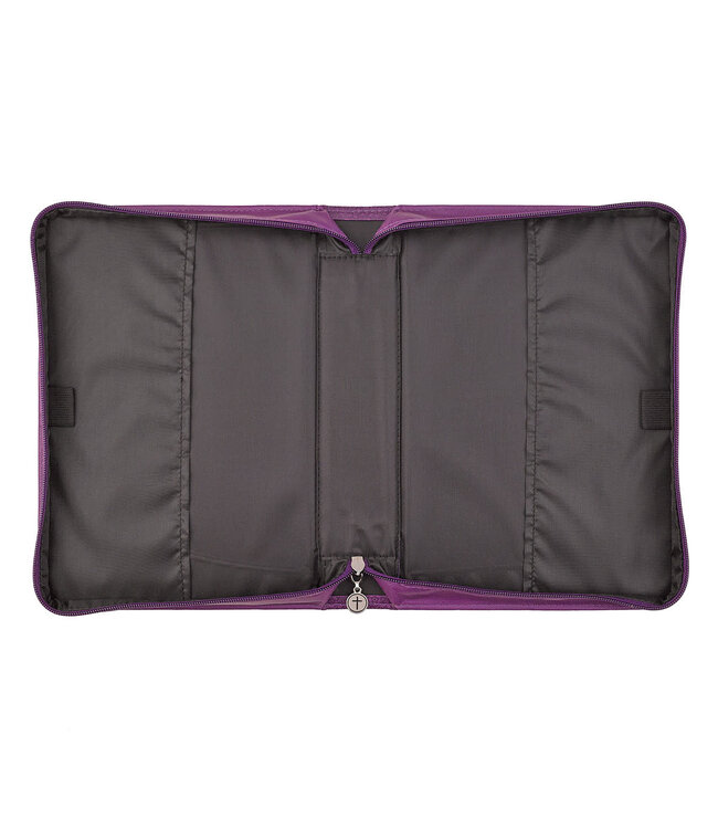 Blessed Purple Butterfly Blessings Faux Leather Fashion Bible Cover - Jeremiah 17:7 時尚仿皮聖經套