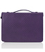 Blessed Purple Butterfly Blessings Faux Leather Fashion Bible Cover - Jeremiah 17:7 時尚仿皮聖經套