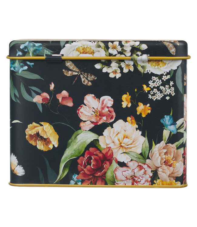 Black Floral Bible Promises in Tin | 錫罐裝金句卡