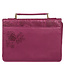 Walk by Faith Ruby Red Faux Leather Fashion Bible Cover - 2 Corinthians 5:7 | 時尚仿皮聖經套