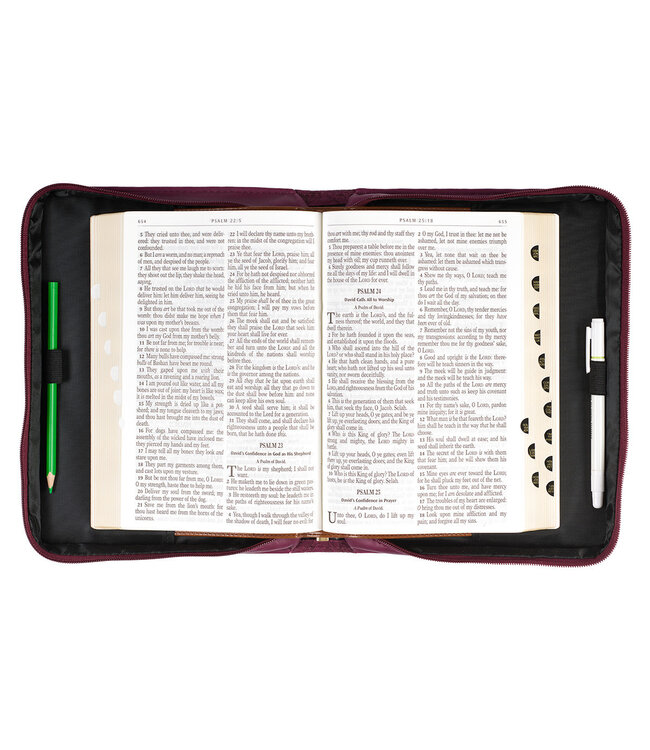 Walk by Faith Ruby Red Faux Leather Fashion Bible Cover - 2 Corinthians 5:7 | 時尚仿皮聖經套