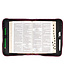 Walk by Faith Ruby Red Faux Leather Fashion Bible Cover - 2 Corinthians 5:7 | 時尚仿皮聖經套