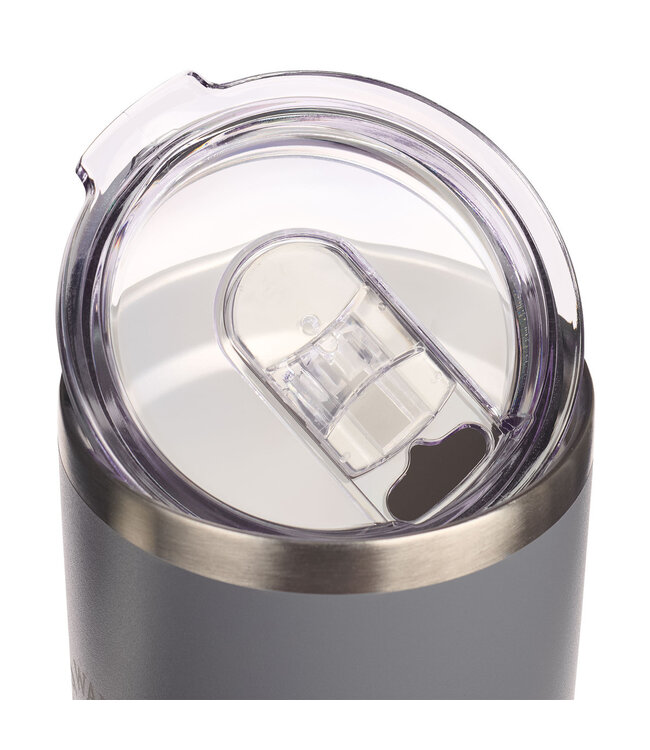 Walk By Faith Gray Stainless Steel Mug - 1 Corinthians 5:7 | 灰色不鏽鋼馬克杯 - 哥林多前書 5:7