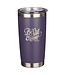 Be Still Purple Stainless Steel Mug - Psalm 46:10 | 紫色不鏽鋼馬克杯 - 詩篇 46:10