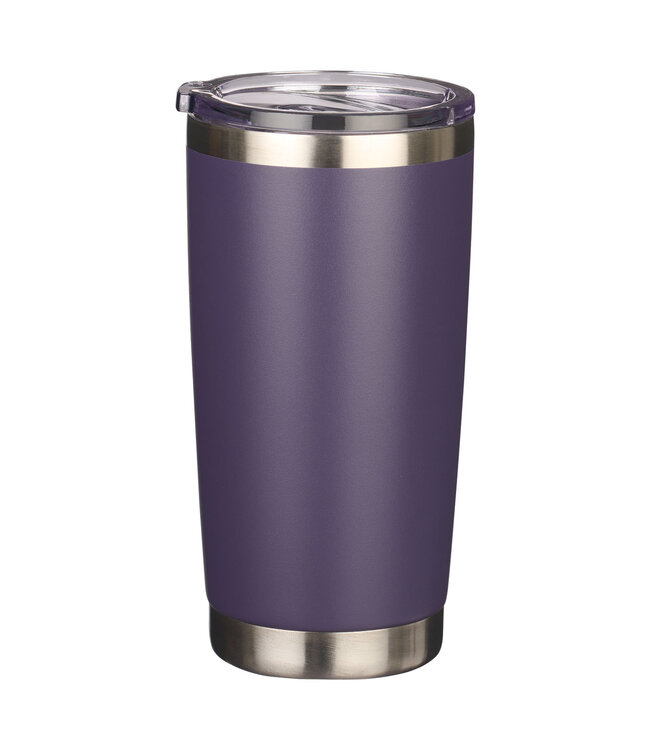 Be Still Purple Stainless Steel Mug - Psalm 46:10 | 紫色不鏽鋼馬克杯 - 詩篇 46:10