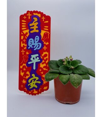 芥菜種 Kelvin Collections 新不織布揮春：主賜平安