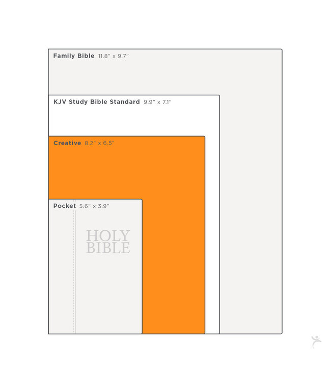 Pearlized White Faux Leather KJV My Creative Bible