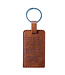 I Know the Plans Tawny Brown Faux Leather Key Ring - Jeremiah 29:11 | 琥珀褐色仿皮鑰匙圈 - 耶利米書 29:11