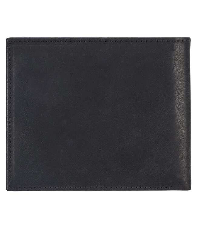 Silver Cross Black Genuine Leather Wallet | 銀十字黑色真皮錢包