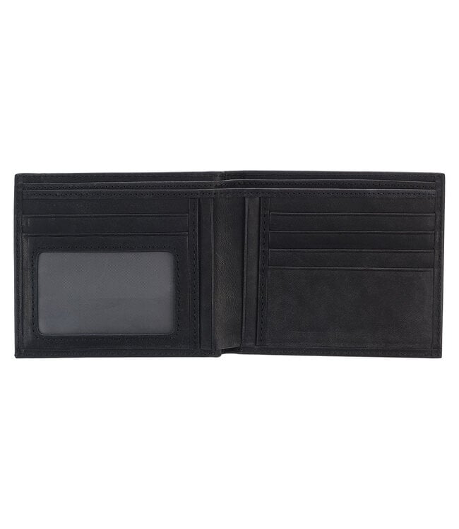 Silver Cross Black Genuine Leather Wallet | 銀十字黑色真皮錢包