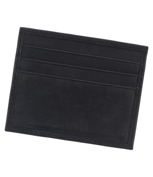 Silver Cross Black Genuine Leather Wallet | 銀十字黑色真皮錢包