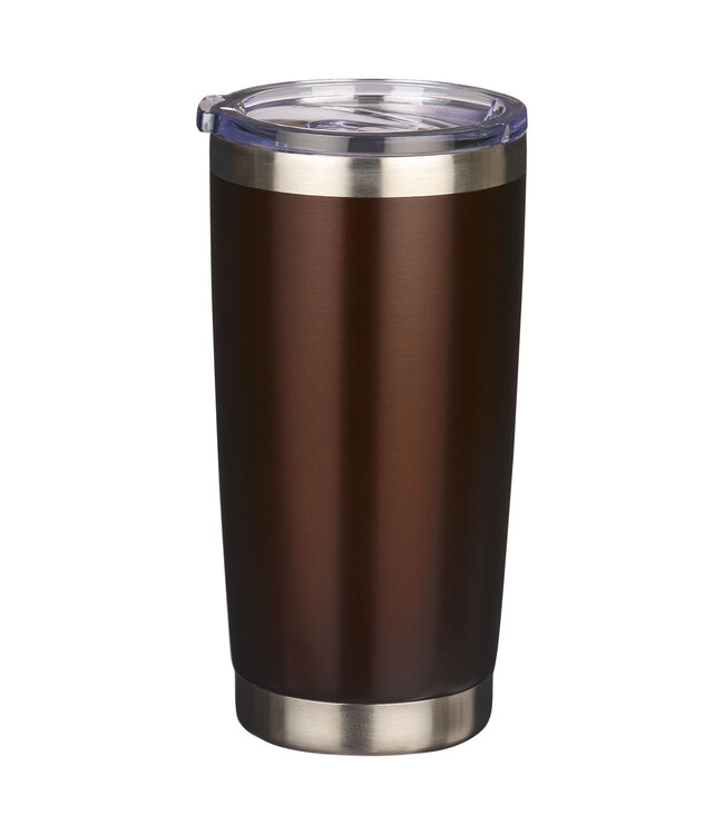 Stand Firm Brown Stainless Steel Mug - 1 Corinthians 16:13 | 「站立得穩」啡色不銹鋼杯 - 哥林多前書 16:13