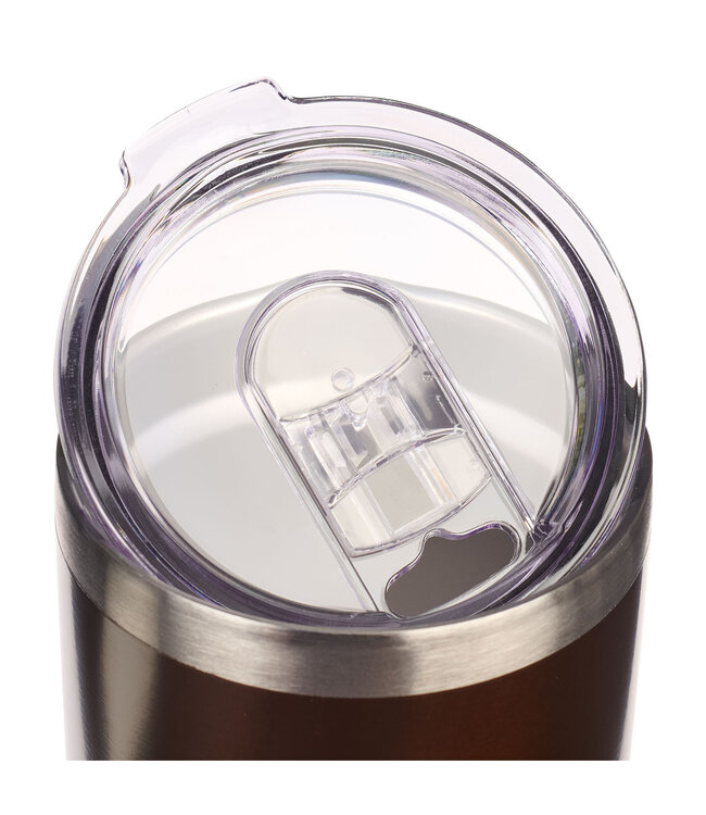 Stand Firm Brown Stainless Steel Mug - 1 Corinthians 16:13 | 「站立得穩」啡色不銹鋼杯 - 哥林多前書 16:13