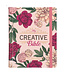 Rose-pink Floral Faux Leather Hardcover KJV My Creative Bible with Elastic Closure