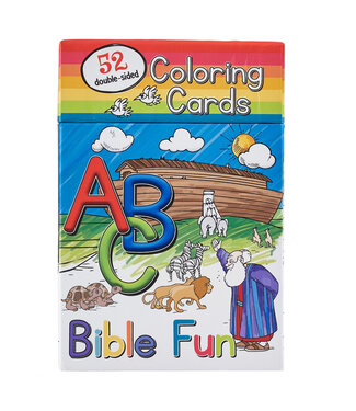 Christian Art Gifts 52 ABC Bible Fun Coloring Cards for Kids