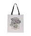 Refuge and Strength Black and White Shopping Tote Bag - Psalm 46:1