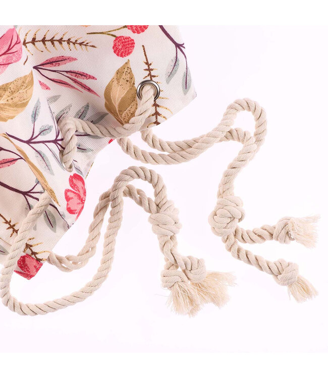 Blessed Canvas Tote with Rope Handles | 帶繩手柄帆布手提袋