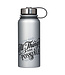 Christian Art Gifts Things Are Possible Silver Stainless Steel Water Bottle - Matthew 19:26 | 銀色不鏽鋼保溫瓶 - 馬太福音 19:26