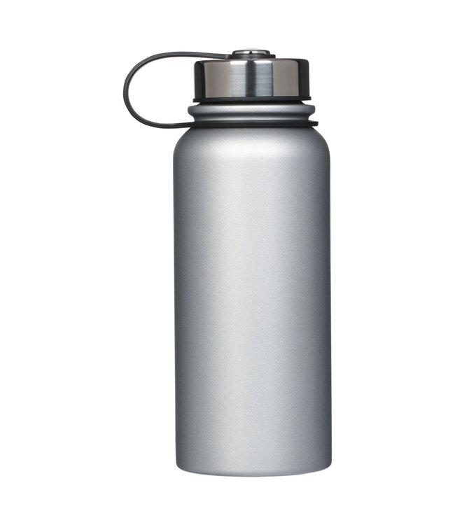 Things Are Possible Silver Stainless Steel Water Bottle - Matthew 19:26 | 銀色不鏽鋼保溫瓶 - 馬太福音 19:26
