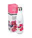 Be Still & Know White Floral Stainless Steel Water Bottle - Psalm 46:10 | 白色花卉不鏽鋼水瓶 - 詩篇46:10