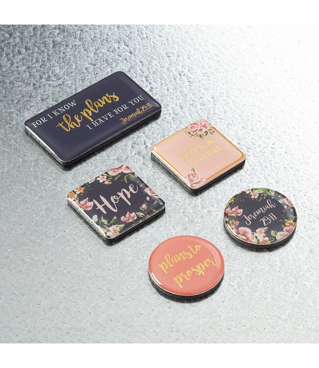 I Know The Plans Magnet Set – Jeremiah 29:11 | 磁鐵套裝 - 耶利米書29:11