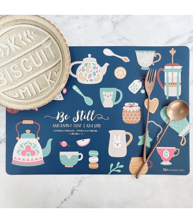 餐墊：平靜安穩（茶具）