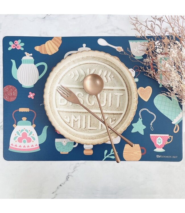 餐墊：平靜安穩（茶具）