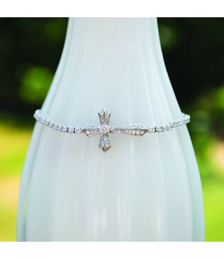 Eden Merry Jewelry Adjustable Bracelets - Cross Silver  十字架銀手鍊
