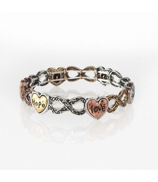 Eden Merry Jewelry Meaningful Bracelets - Heart Metal Bracelet 心形金屬手鍊