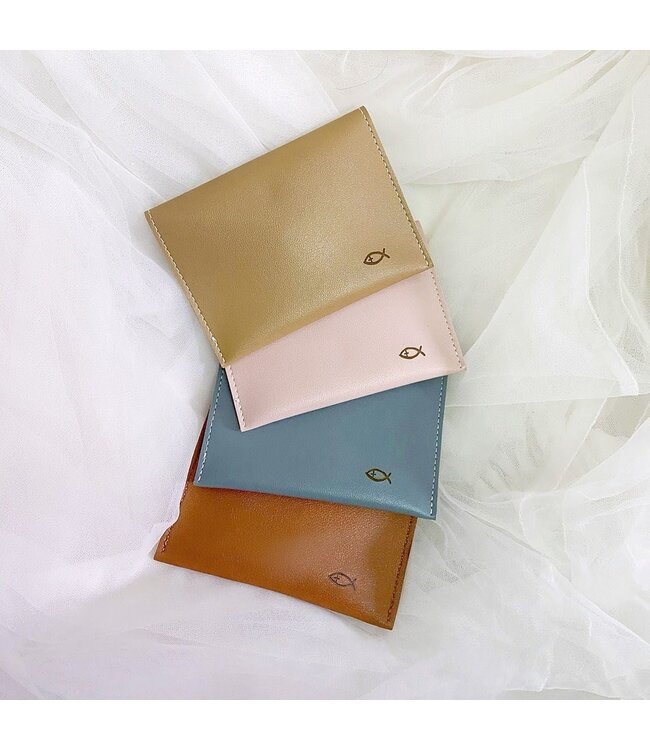 耶穌魚零錢包——咖啡棕