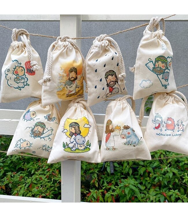 束口袋：穌哥家揮揮手