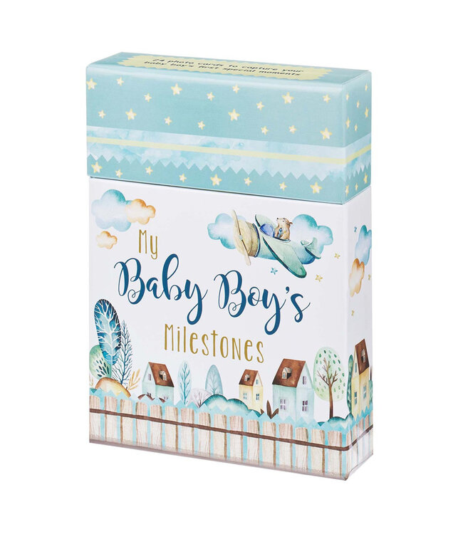 My Baby Boy's Milestone Cards