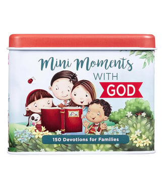 Christian Art Gifts Mini Moments with God Devotional Cards for Kids | 錫罐裝兒童靈修卡片