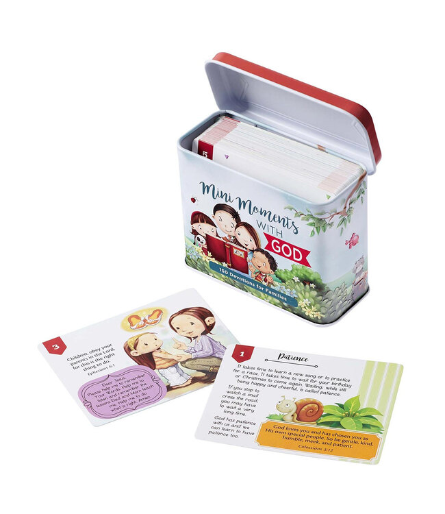 Mini Moments with God Devotional Cards for Kids | 錫罐裝兒童靈修卡片