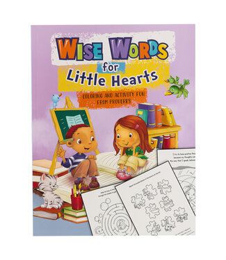 Christian Art Gifts Wise Words for Little Hearts Coloring and Activity Book