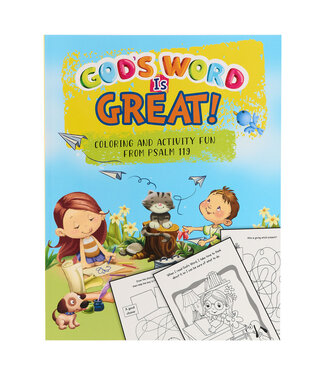 Christian Art Gifts God's Word Is Great Coloring & Activity Book-Psalm 119