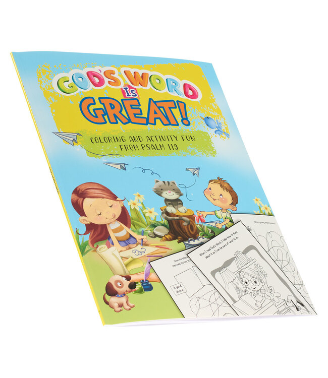 God's Word Is Great Coloring & Activity Book-Psalm 119