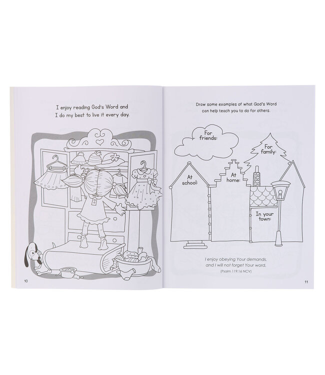 God's Word Is Great Coloring & Activity Book-Psalm 119